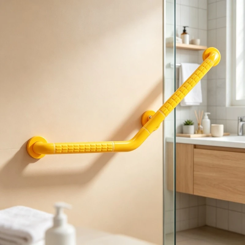 Bathroom Grab Bar Handrail Support Handle Anti-Slip Sturdy Stainless Steel Wall Mounted Safety Rail for Seniors Handicap Use