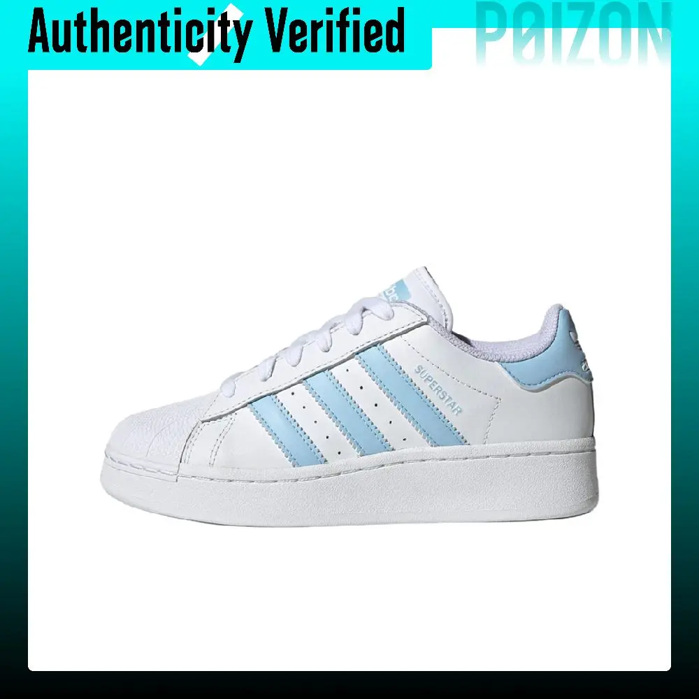 Adidas Originals SUPERSTAR XLG Fashion Trend Abrasion Resistant Abrasion Resistant Low top Skateboard Shoes Women's IF3003