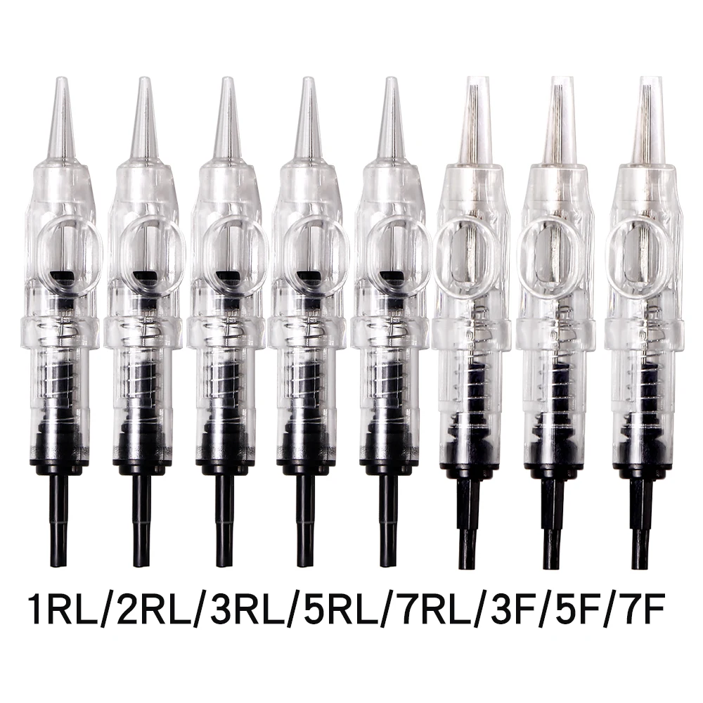 20 Stück Sterilisierte Tattoo-Nadelmodule 0,30MM PMU Permanent Make-up Augenbrauen Eyeliner Lippen Microblading Maschine Make-up Nadeln Zubehör