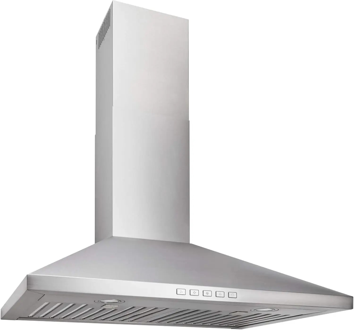 

- BWP2304SS 30-inch Wall-Mount Convertible Chimney-Style Pyramidal Range Hood with 3-Speed Exhaust Fan and Light, Stai
