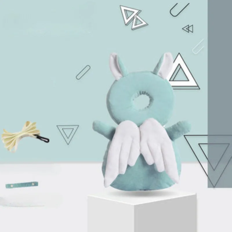 Baby Anti-Fall Learn-to-Walk Pillow Head Protection with Traction Rope - Essential Safety Aid for Toddlers Walking Development