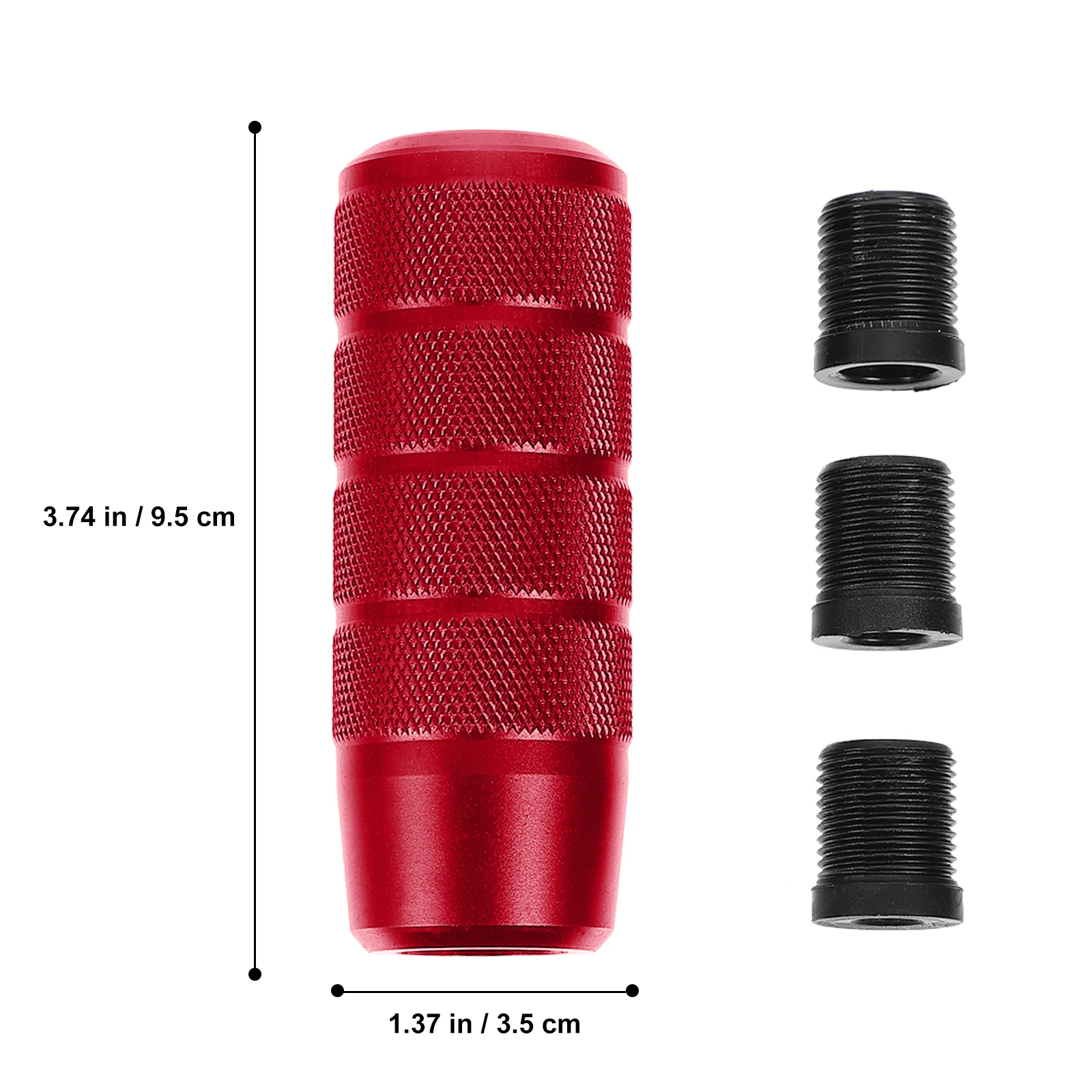 

Aluminum Alloy Gear Shifter Knob Durable Car Modification Head Oxidation Resistant Easy Install Strong