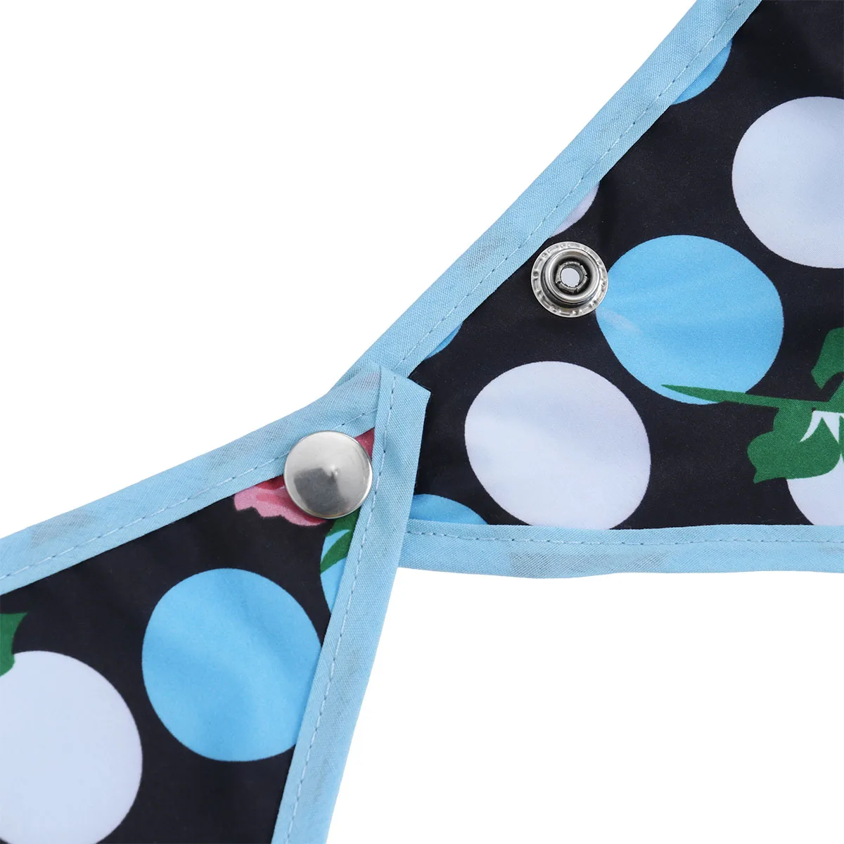 

Double Layer Machine Washable Adult Waterproof Bib Clothes Protector Mealtime Stain Resistant Absorbent Crumb Catcher