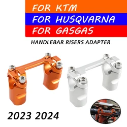 Motorcycle Handlebar Risers Bar Mount Clamp For Husqvarna TC FC TE FE 125 - 501 For KTM EXC 300 SX SXF XC XCF XCW GasGas 2024