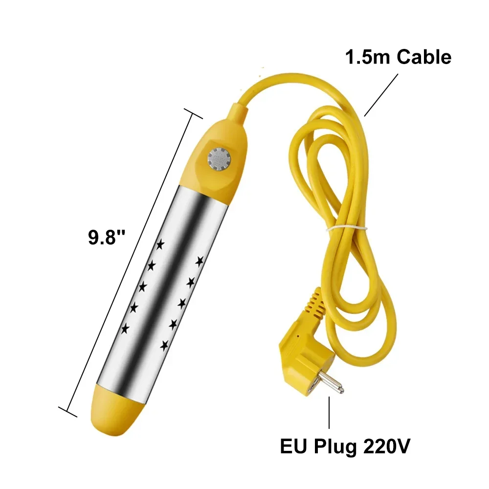 EU 220V 2000 - 2500W ลอยเครื่องทําน้ําอุ่นไฟฟ้าหม้อต้มน้ําร้อนแบบพกพา Immersion Suspension ห้องน้ําสระว่ายน้ํา