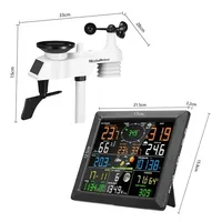 2025hot sale 0310 Professional WiFi Weather Station Internet Wireless with Outdoor Sensor Rain Gauge Weather Forecast Wind Gauge