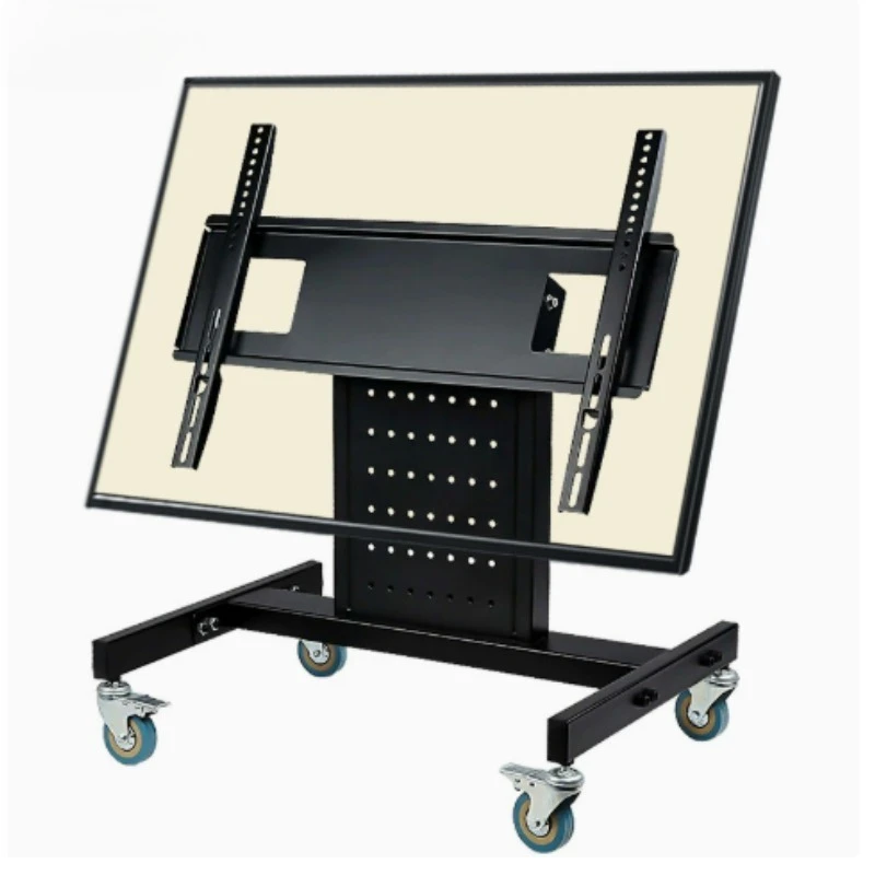 32 50 55 65 Inch Movable Floor TV Stand Low Stage Podium Vertical TV Hanger