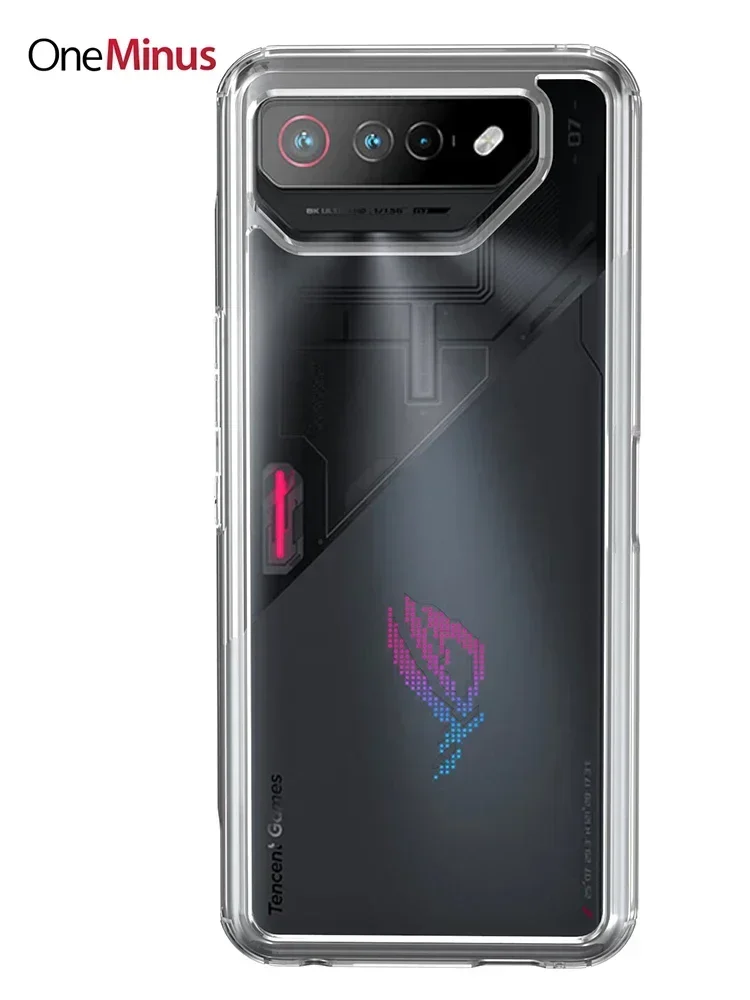 Противоударный чехол для телефона Asus ROG Phone 7 Pro, 6D 6 Ultimate 5, жесткая прозрачная задняя мягкая рамка, защитный чехол