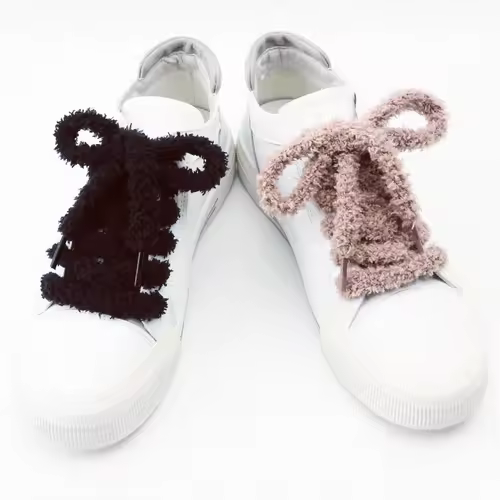1Pair fashions 1cm wide round plush shoelace Sneakers flat shoes Casual shoelaces 80/100/120/140/160cm Shoelaces for shoes - Image 5