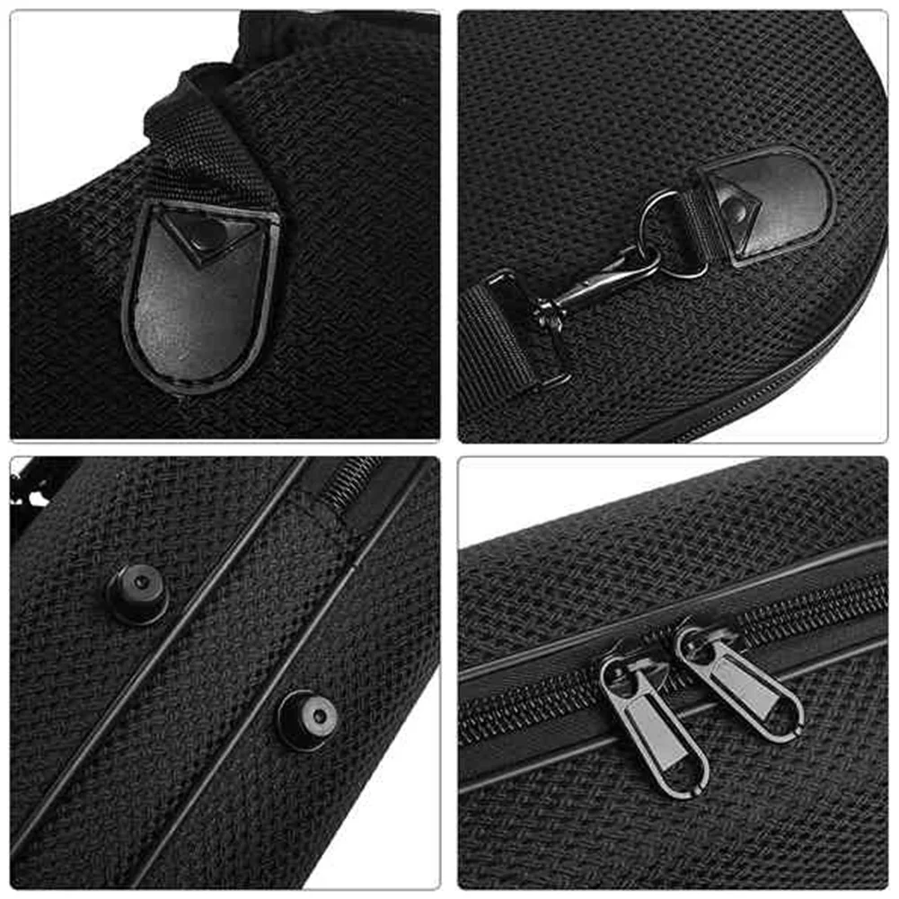 Water- Oxford Fabric Alto Saxophone Big Bag Box Sax Soft Case with Adjustable Shoulder Strap-สีดํา