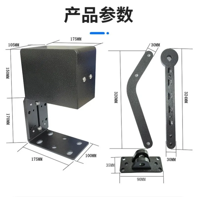 핸즈프리 스마트 게이트 오프너 자동 감지 리모컨 보안 홈 액세스 시스템 자동 차단 게이트