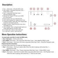 FPV Recorder Mini FPV DVR Module NTSC/PAL Switchable Built-in Battery Video Audio FPV Recorder for RC Models Racing(A)