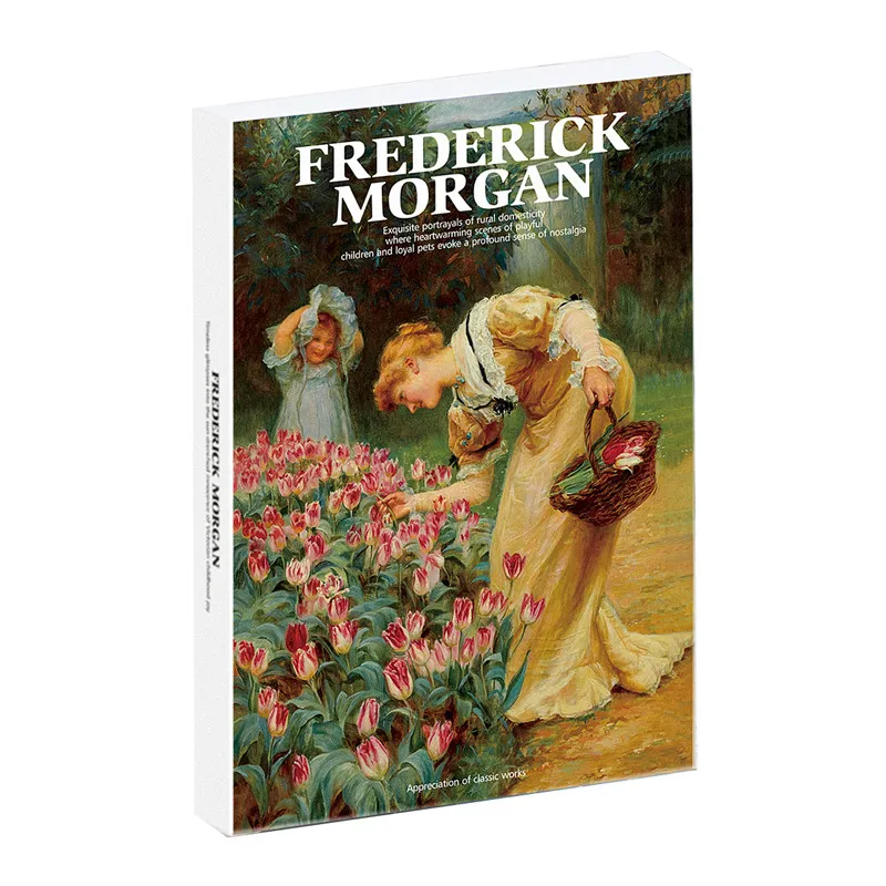 30Pcs Frederick Morgan Vintage Art Postcard Oil Painting Greeting Card Message Wish Card Scrapbooking Gift For DIY Wall Decor