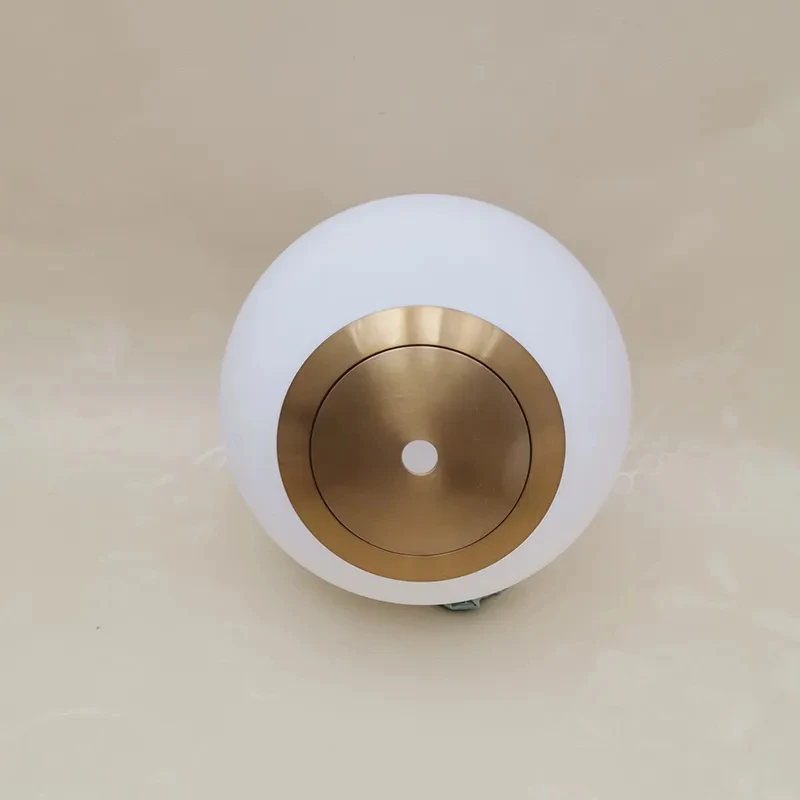 DIY Spherical Glass Lampshade Accessory Milky White Frosted Circular Lampshade Frosted Bean Lamp Glass Lampshade E27 E14G9