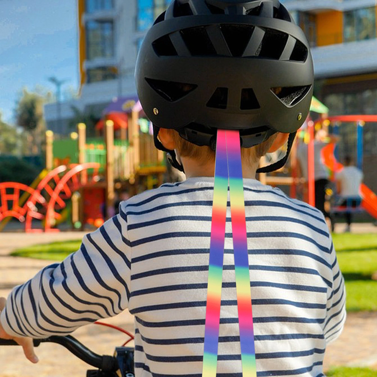 

4 Pcs Streamers Kids Bike Scooter Tassel Decor Ribbon Bright Colorful Appearance Easy Installation Practical Use