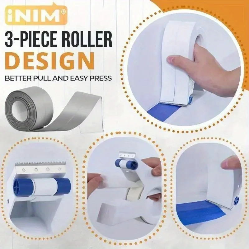 

Диспенсер для ленты, 1 шт., подходит для стандартной ленты 4,78–5,08 см x 54,86 м — предназначен для покраски, упаковки, полов и настенных проектов