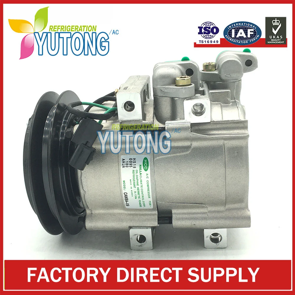 HS18 Compressor for Hyundai Starex 97610-H1002 Auto Car 1PK Hcc 24V