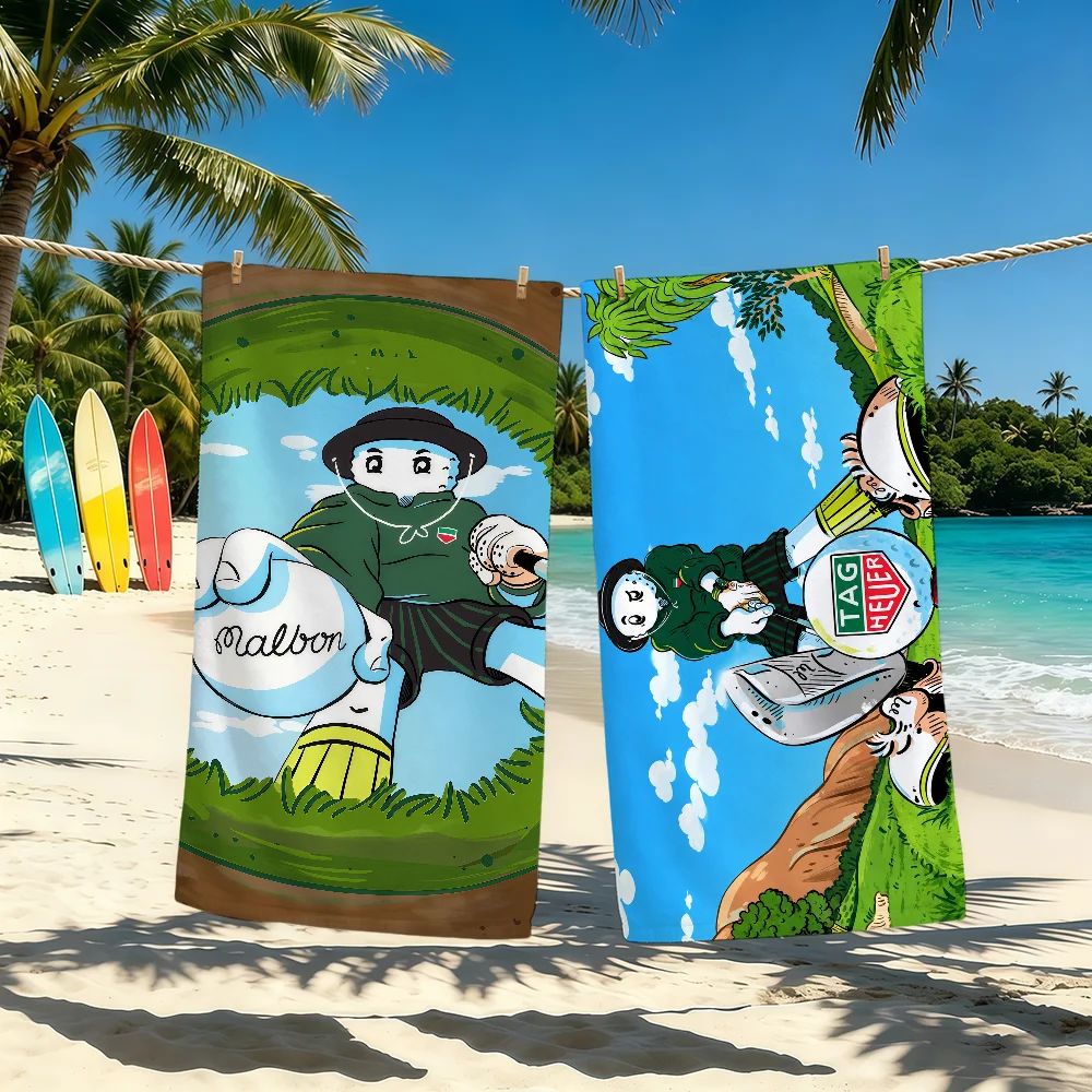 M-Malbon-ES G-Golf Cool Fashion Towel Towel Microfiber Soft Bath Towel For Travel Fitness Sauna Bathing Camping