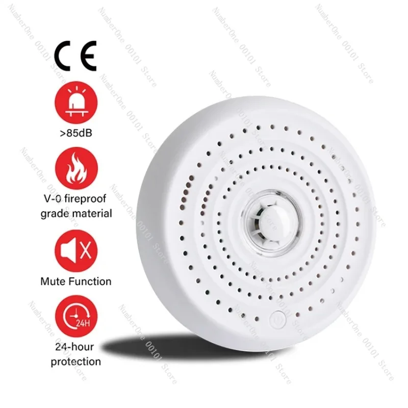 PM2.5 WiFi Air Quality Detector Wall Ceiling Mount Indoor Household Security Sensing Alarm Equipment