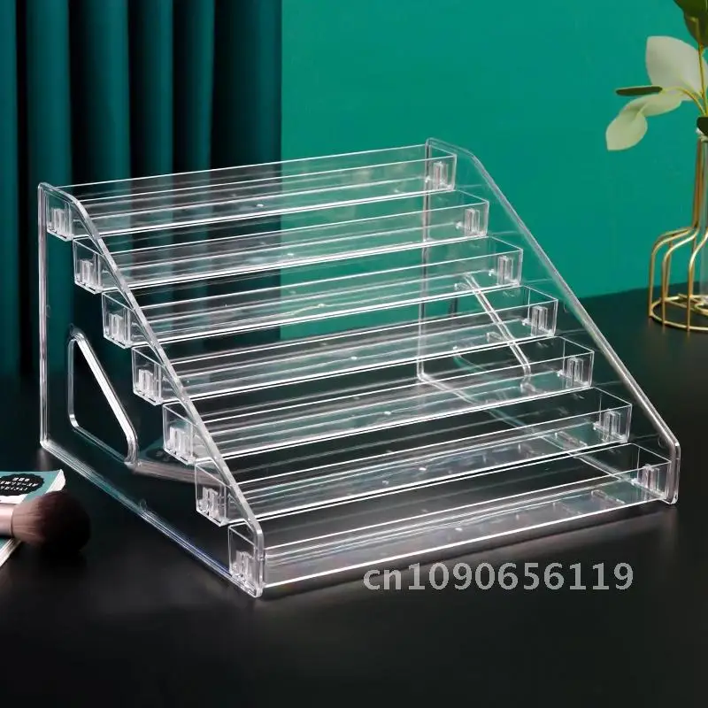 Neue Multi-Schichten Acryl Nagellack Display Organizer UV Gel Regal Schnelle Installation Kosmetische Rack Schmuck Ständer Maniküre Lagerung