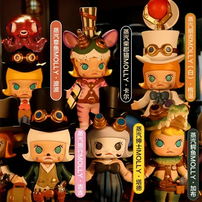 

Pop Mart Molly Steampunk Series слепая коробка игрушки Guess Bag Mystery Box Mistery Caixa фигурку Surpresa милая модель на день рождения
