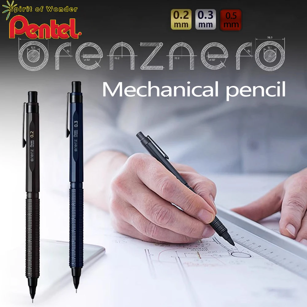 

Japan Pentel Orenznero Mechanical Pencil Metal Low Center of Gravity 0.2/0.3/0.5mm Drawing Pencils Sketch Comic Pen