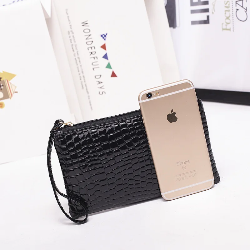 2025 New PU Leather Fashion Handbag Korean Version Phone Bag Solid Color Zero Wallet Women's Small Bag