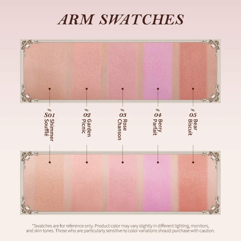 Flower Knows The Sweetie Bear Collection Silk Satin Blush