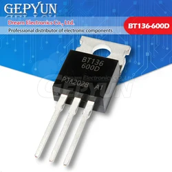 10pcs BT136-600D TO220 BT136 600D TO-220 BT136-600 TRIAC