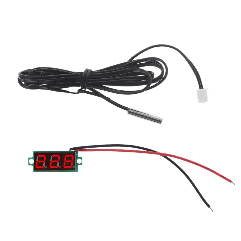 ポータブル 0.28 "デジタル温度計車の内部外部使用 -20 ℃ 〜 100 ℃ ドロップシッピング
