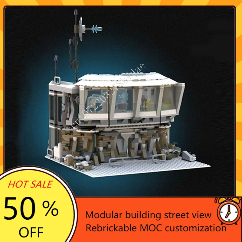 979PCS Malibu Mansion and Armory Modular MOC Creative street view Model Building Block Architecture DIY Assembly Model Toy Gifts