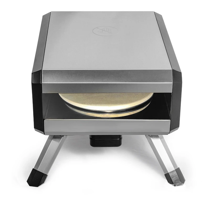 Outdoor Mini Pizza Oven Gas Powered Egg Tart Baker Oven Stainless Steel 14 Inch Pizza Baking Machine