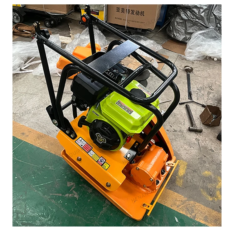 

Factory Direct High Quality Gasoline Iron Casting Plate Compactor Soil Handheld Earth Rammer Tamper Machine for Construction