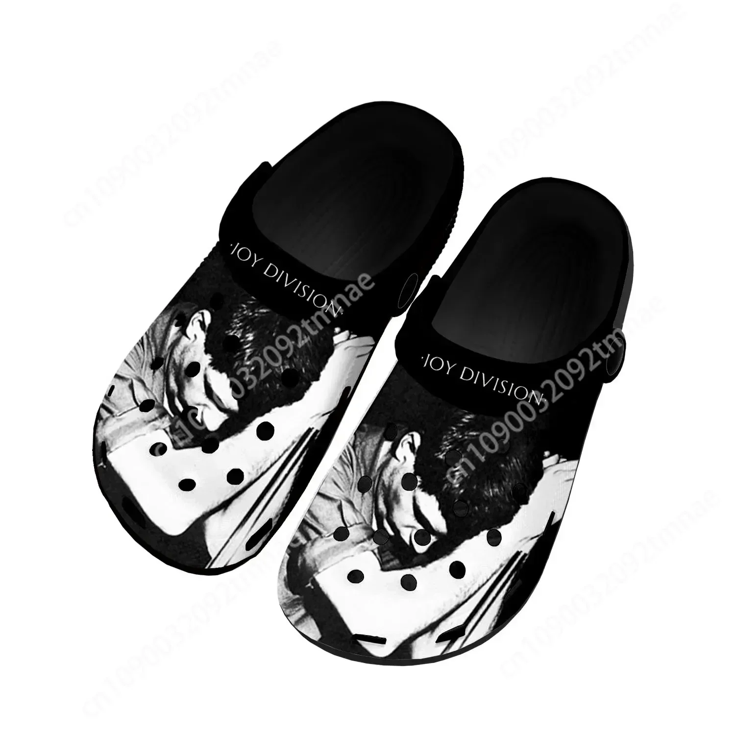 Joy Division Rock Band Home Clogs Custom Water Shoes Mens Womens Teenager Shoe Garden Clog Breathable Beach Hole Slippers Black