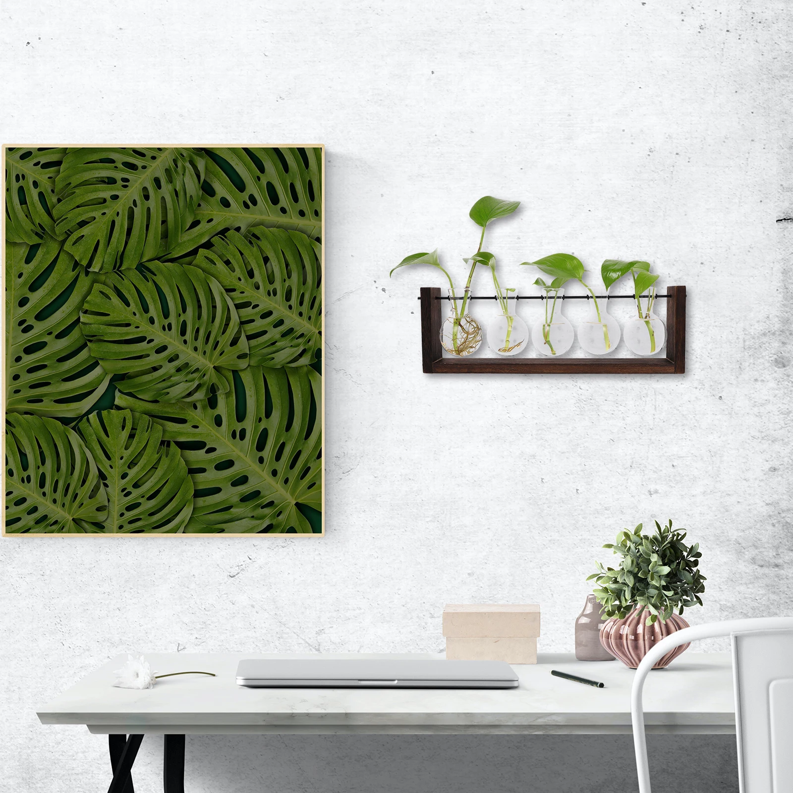 

Wall Vase Hydroponic Plants Terrarium Outdoor Propagation Glass Planter Container Home Decoration