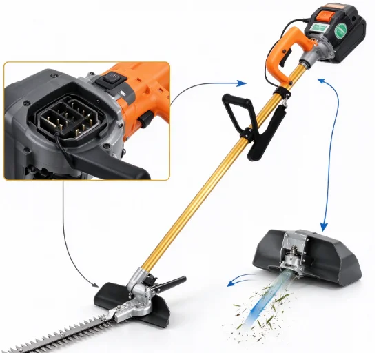 Rechargeable Electric Submersible Grass Trimmer Underwater Aquatic Weed Cutter for Fish Pond Aquaculture Professional Grade