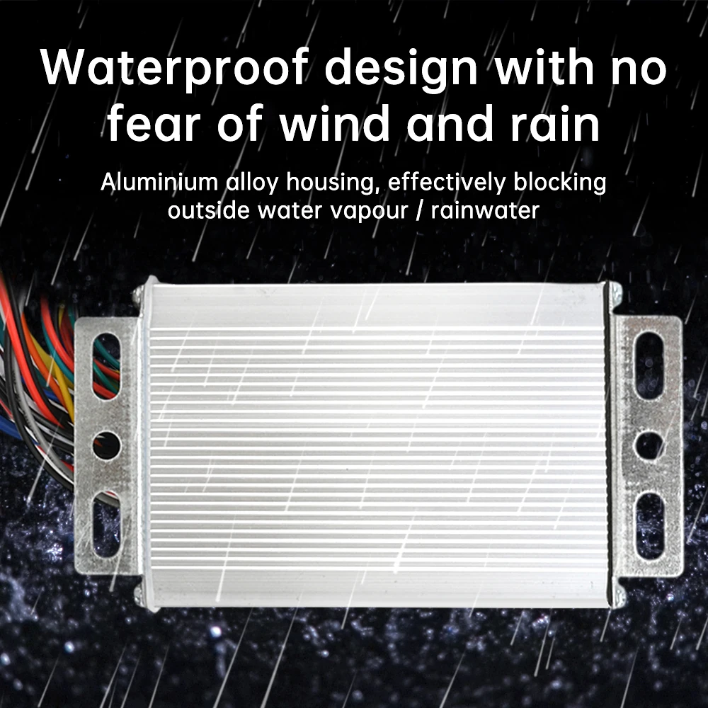 36 فولت/48 فولت دراجة كهربائية وحدة تحكم المحرك 350 واط 15-18A سكوتر مقاوم للماء تحكم سرعة تنظيم مثبت السرعة عكس #5