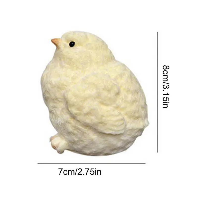 Feito à mão amarelo grande frango de pelúcia silicone mole beliscar brinquedos bonito galinha pintinhos taba espremendo presente brinquedo bonito pintinho
