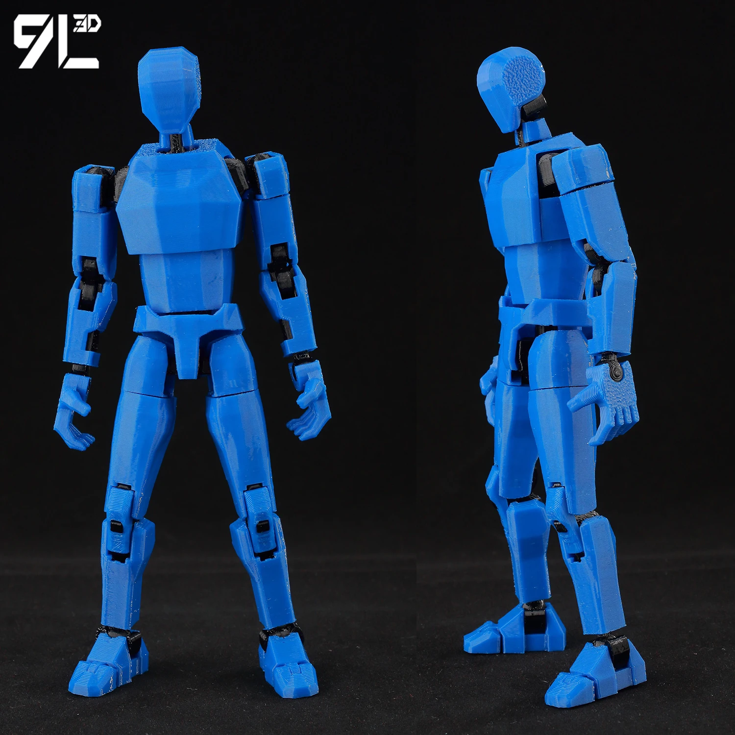 9L3D imprimé Lucky13 T13 jeux pour étudiants Robot bureau spectacle avec bricolage assemblage amusant cadeau d'anniversaire corps complet mobile adultes affichage