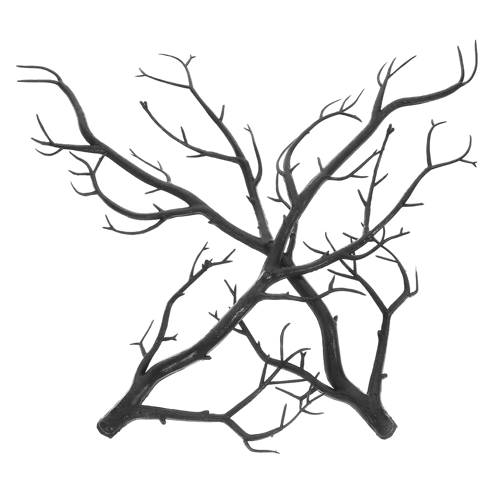 

2pcs Artificial Antler Dried Tree Branches For Halloween Christmas Decorations Diy Craft Fake Twig Simulation Plant Home Table