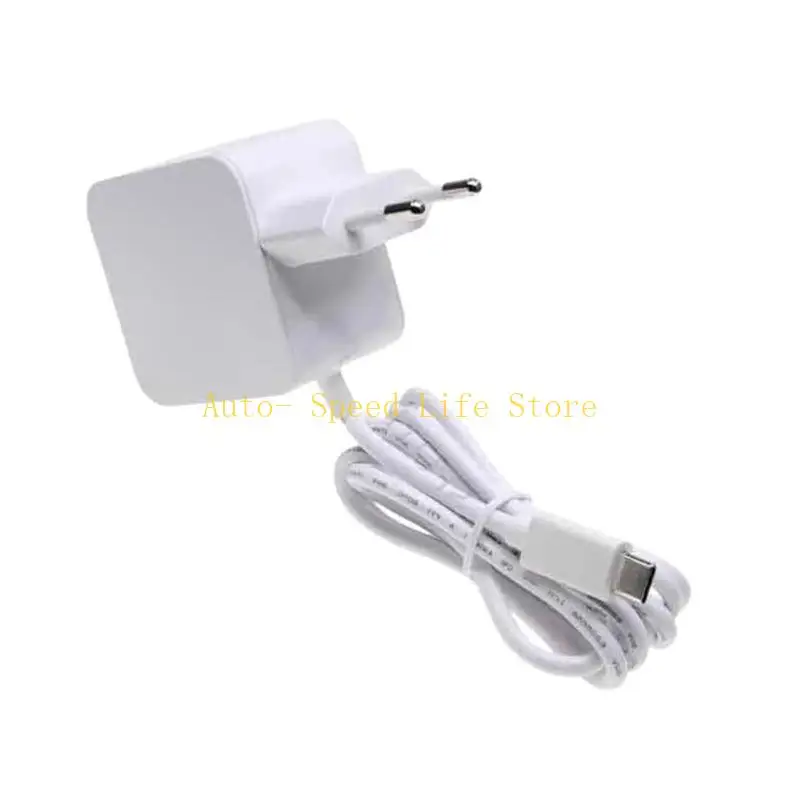 02DA For RPi 5 Power Supply USB Type-C 5A 27W 120cm Cable 100-240V US UK EU Plug