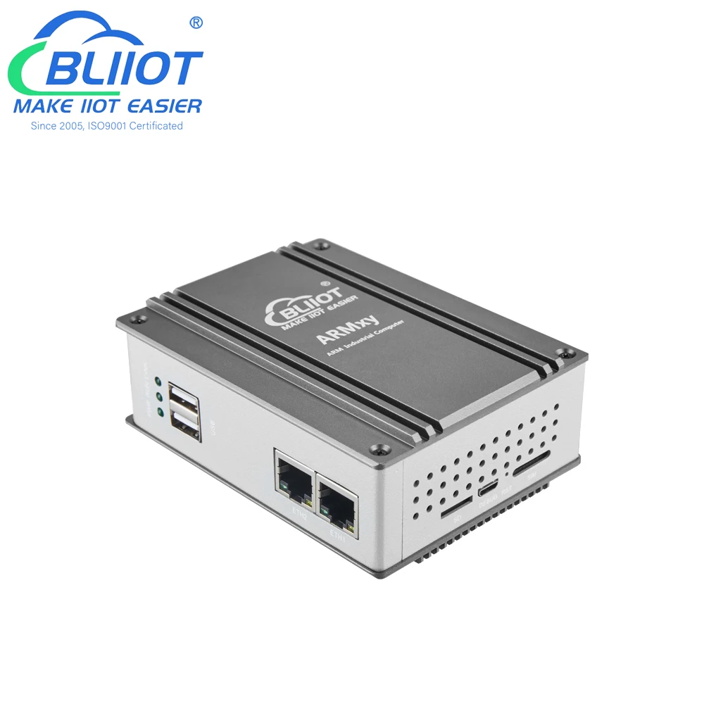 Industrial C Language Programable Edge Gateway 512MB+8GB ARM Computer with 1Ethernet 4RS485/RS232