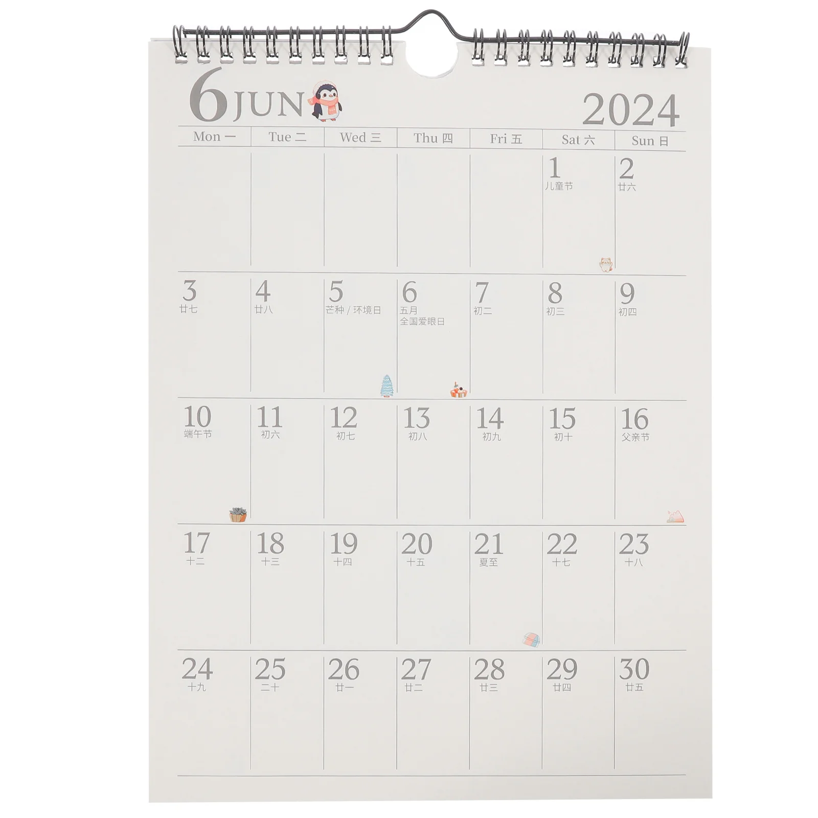 

Monthly Wall Calendar Hanging Appointment Organizer Blank Space For Notes Detachable Pages Office Home Use Household Wall