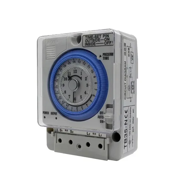 

Discount TB35N 100-240V 20A Din Rail Water Heater Programmable Timer Switch Time Controller Mechanical Timer Switch