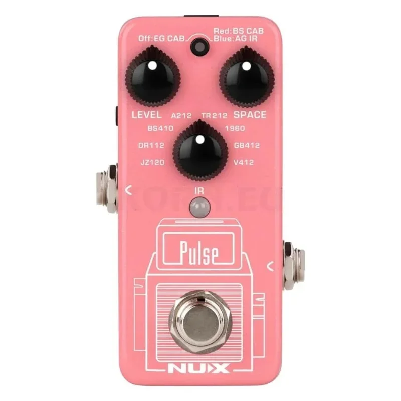 NUX NSS-4 PULSE Pedal Electric Guitar Effects  Mini IR Loader 3 Default IR Types Stereo Support Low Power Consumption