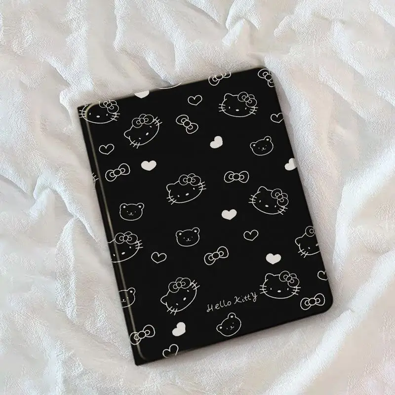 

Case For iPad Pro 2024 13 Inch 2021 Mini 3 4 5 6 7 8.3 Air 5 6 2017 2018 9th 10th 10.9 Hello Kitty Flip Tablet Shockproof Cover
