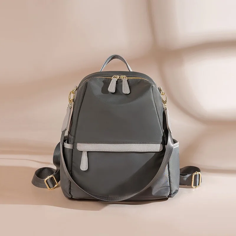 Zency Soft Nylon Backpack Large Capacity Fit IPad Waterproof Women's Rucksack Anti-theft Outdoor Travel Teenager school Bag
