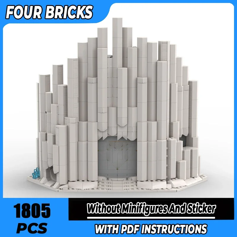 

Строительные блоки Moc, технология «Фортеса одиночества», модульные кирпичи, модель, подарки, рождественские игрушки, наборы «сделай сам», сборка