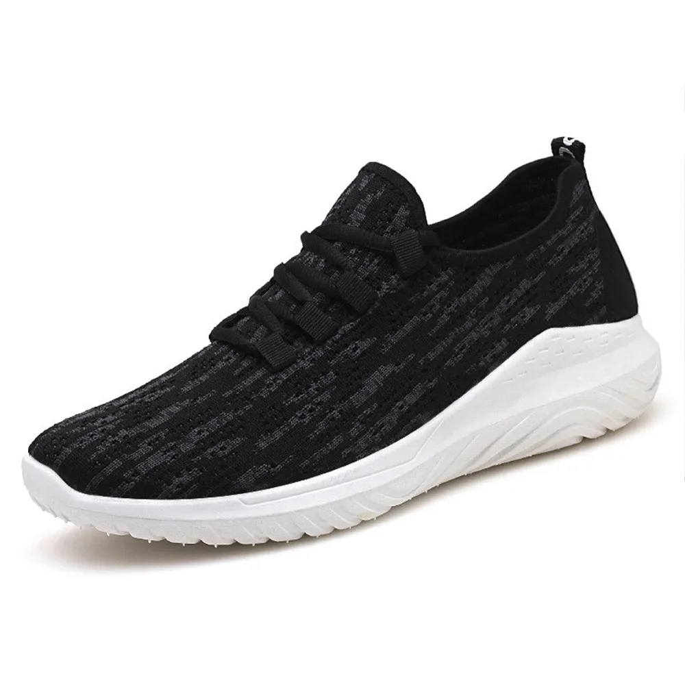 Men's Running & Walking Shoes Knit Mesh Breathable Athletic Sneakers Slip-On Tennis Comfort Cushioning Lightweight Gym Shoes New