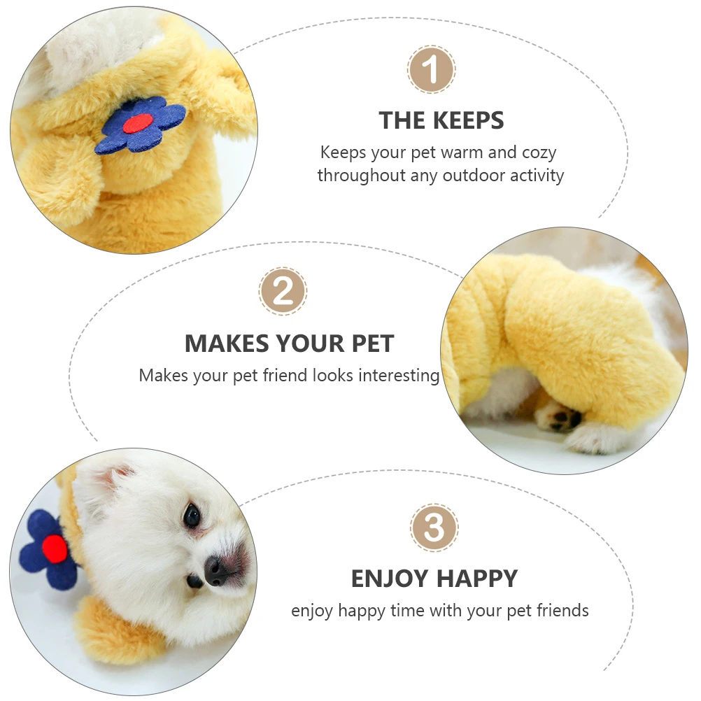 

Pet Costume Cartoon Puppy Dog Cat Cosplay Costumes Warm Soft Thicken Clothes Halloween Christmas Daily Wear Outfits Stylish